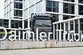 Daimler Truck Zentrale       -  Daimler Truck: Software-Kooperation mit Volvo geplant.