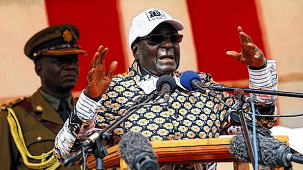 Will nicht weichen: Simbabwes Präsident Robert Mugabe