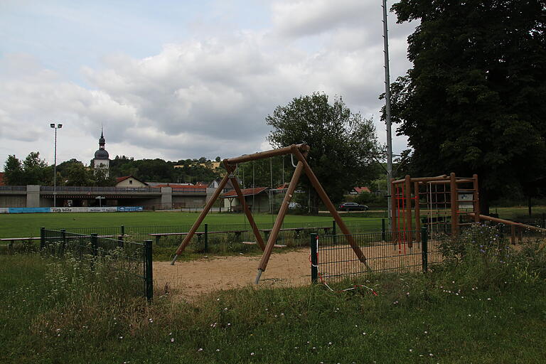 Aus dem kleinen Spielplatz am TSV-Sportplatz wird eine Multifunktionsfläche. Aus dem kleinen Spielplatz am TSV-Sportplatz wird eine Multifunktionsfläche.