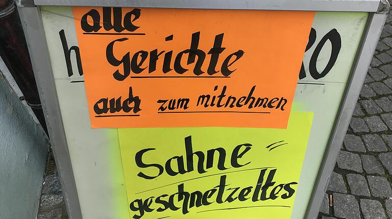 Zeigen sich flexibel, soweit es geht: Gastronomie und Einzelhandel während der Corona-Pandemie in Kitzingen.