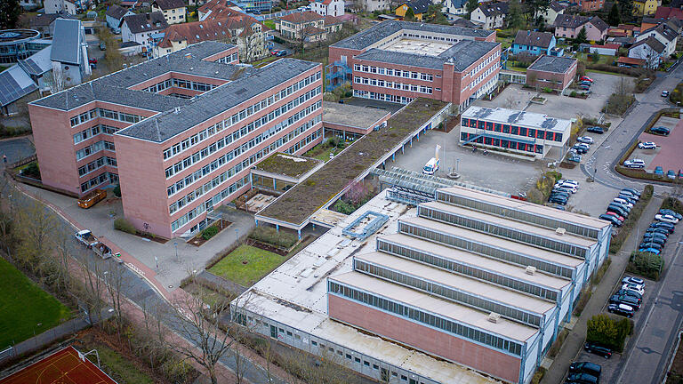 Das Balthasar-Neumann-Gymnasium und die Realschule Marktheidenfeld sollen zusammen mit der Main-Spessart-Halle Neubauten weichen.&nbsp;