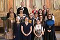 Zusammen mit zwölf weiteren jungen Frauen wurde am Sonntag Christina Studrucker (ganz rechts mit weißem Oberteil) als Diakonin eingesegnet. Die 25-Jährige ist seit 1. September die neue Dekanatsjugendreferentin im Evangelisch-Lutherischen Dekanat Bad Neustadt.
