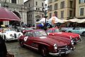 Mille Miglia       -  Trotz strömendem Regen ist die legendäre Mille Miglia auch in diesem Jahr ein Zuschauermagnet - wegen der schönen Autos, aber auch wegen der prominenten Teilnehmer.