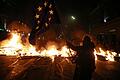 Proteste in Georgien       -  Die fünfte Nacht in Folge demonstrierten Menschen in der Südkaukasusrepublik Georgien gegen die Abkehr vom EU-Kurs des Landes.