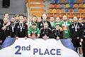 SC Magdeburg - Telek. Veszprem       -  Die Enttäuschung über den verpassten vierten Titel ist den SCM-Spielern ins Gesicht geschrieben