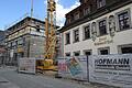 Altes Hotel, moderner Anbau: Am Hotel Schwan & Post in Bad Neustadt wurde Richtfest gefeiert.