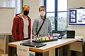Oliver Greiner und Eric Braun (v. links) sind zwei der Gründer von 'Eye-Able'. Mit ihrer Browser-Anwendung wollen sie das Internet barrierefreier machen.