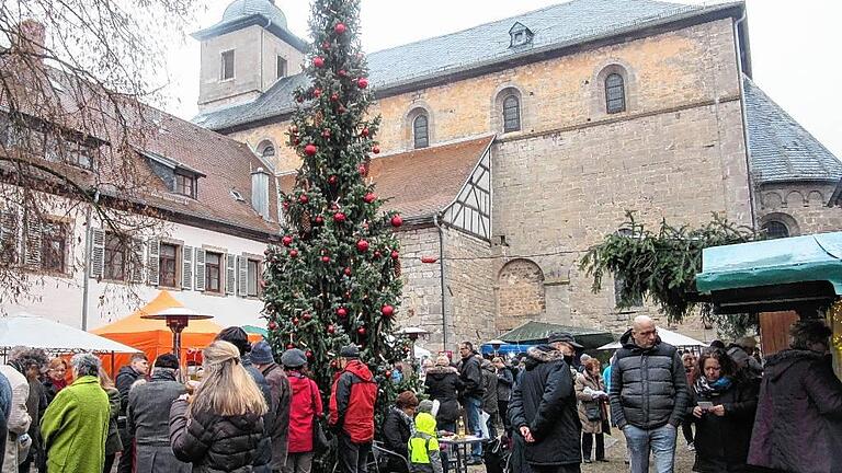 Die Klosterweihnacht in Wechterswinkel ging über zwei Tage.Klaus-Dieter Hahn
