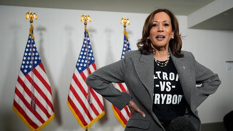 Wahlkampf in den USA - Harris       -  Harris macht Wahlkampf im Swing State Michigan.