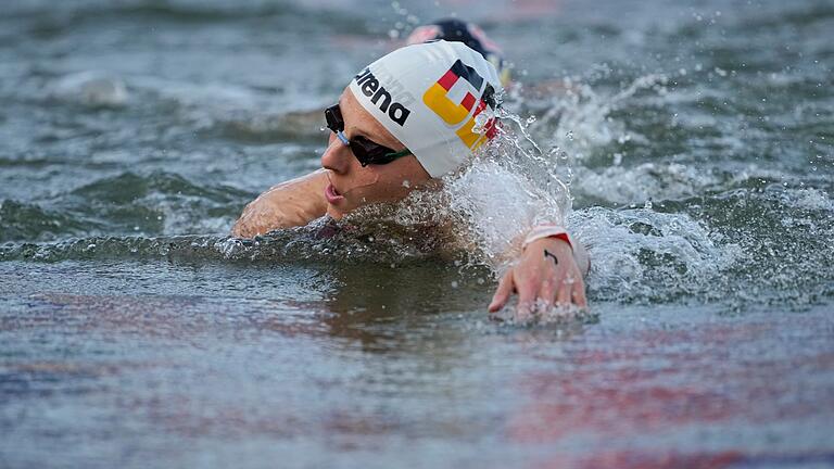 Paris 2024 - Freiwasserschwimmen       -  Leonie Beck hat eine Olympia-Medaille verfehlt.