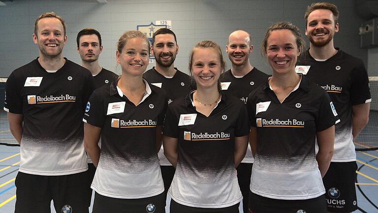Das Marktheidenfelder Badminton-Team mit (von links) Fabian Hippold, Hannes Gerberich, Nicole Schnurrer, Thomas Fuchs, Sara Janssens, Tim Specht, Jule Keil und Jonas Grün.