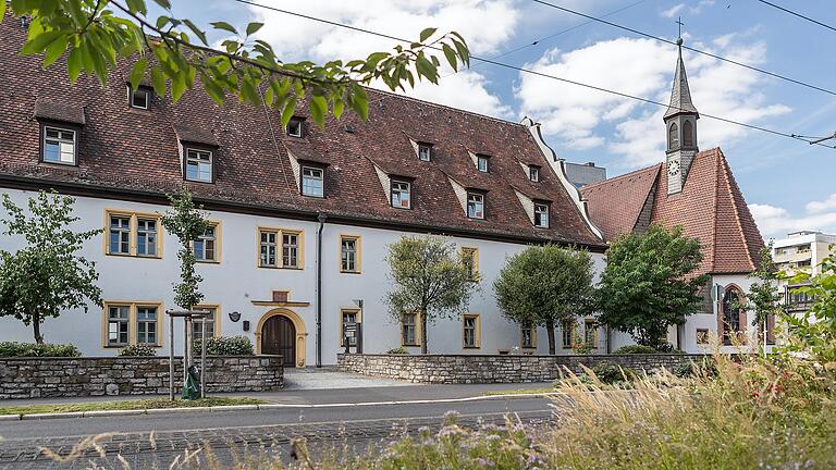 Blick auf das Ehehaltenhaus in der Sanderau.