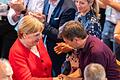 Angela Merkel und Robert Habeck       -  Robert Habeck mag den feinen Spott von Angela Merkel.