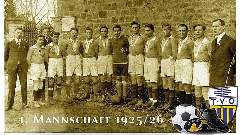 Ein Bild aus den ersten Jahren: 1924 gründete sich die Fußball-Abteilung des TV Oberndorf. Zum Jubiläum gastiert die Legendenelf des 1. FC Köln.