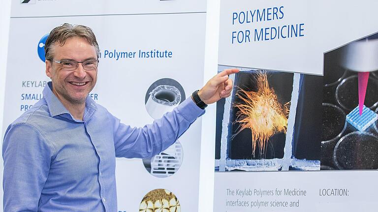 Prof. Jürgen Groll von der Universität Würzburg ist Wegbereiter des neuen Forschungszentrums für Polymere des Lebens. Prof. Jürgen Groll von der Universität Würzburg ist Wegbereiter des neuen Forschungszentrums für Polymere des Lebens.