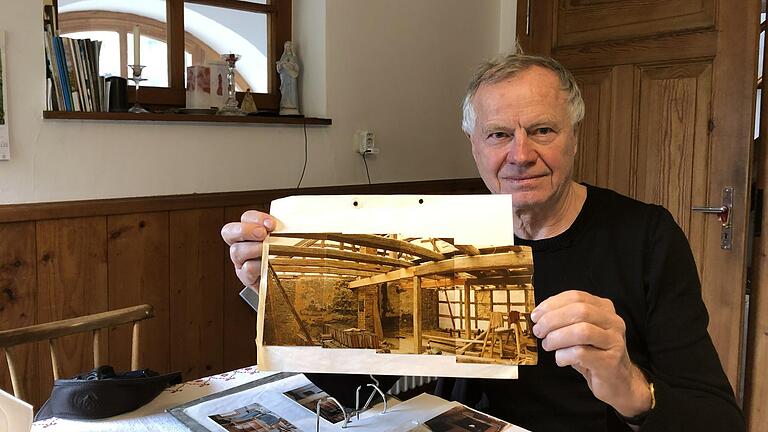 So sah es im alten Gemeindebrauhaus in Wülfershausen aus, als der Vater von Oswald Menninger vor mehr als 40 Jahren das Objekt für seinen Sohn erworben hat.&nbsp;