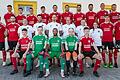 Mit dieser Mannschaft tritt der Bezirksliga-Aufsteiger SC Schwarzach an, um in der Bezirksliga West die Klasse zu halten. Trainer Tim Reiner (Mitte, Vierter von links) fordert von seiner Mannschaft große Leidenschaft, um das Saisonziel, den Klassenerhalt, zu erreichen.