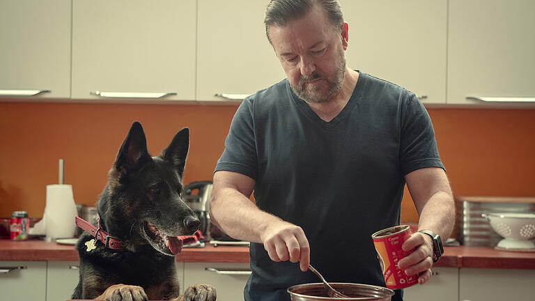 Die Serie 'After Life' ist auf Netflix zu sehen. Die Serie 'After Life' ist auf Netflix zu sehen.