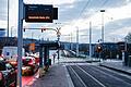 In Würzburg bleiben die Straßenbahnhaltestellen heute leer.