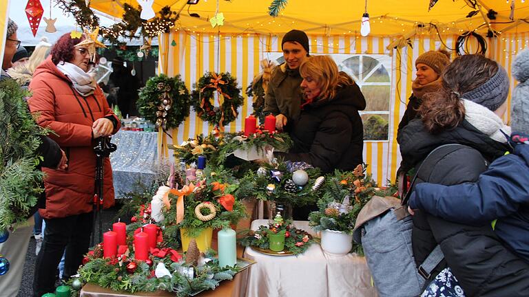 Gut besucht war der Adventsmarkt an der Birkighütte in Oberstreu.&nbsp;