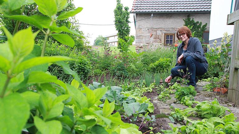 Kräuter, Gemüse, Salat: Aus dem was in dem kleinen Garten hinter dem Haus bei ihr daheim in Breitenbach wächst, zaubert Sigrid Kleinhenz Gerichte für ihre Lieben.       -  Kräuter, Gemüse, Salat: Aus dem was in dem kleinen Garten hinter dem Haus bei ihr daheim in Breitenbach wächst, zaubert Sigrid Kleinhenz Gerichte für ihre Lieben.