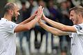 Bilden die beiden wieder das Sturmduo beim FC 05 Schweinfurt? Adam Jabiri (links) ist wieder hundertprozentig fit und erneut gesetzt, Meris Skenderovic drängt nach seiner taktisch bedingten Pause in Bayreuth wieder in die Startelf.