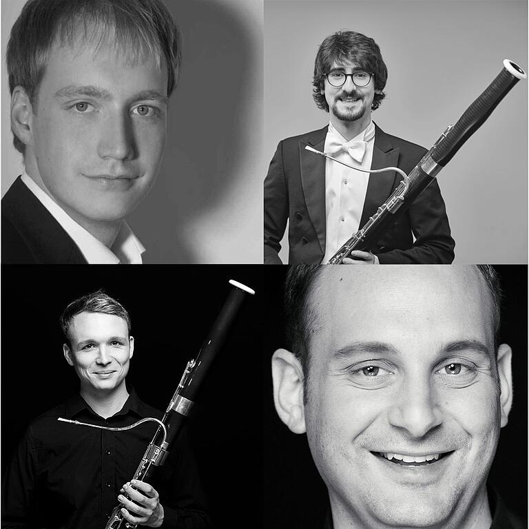 Das Würzburger Fagott-Quartett gastiert am Samstag, 28. August, beim Konzertsommer. Das Würzburger Fagott-Quartett gastiert am Samstag, 28. August, beim Konzertsommer.