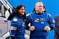 Nasa-Astronauten Suni Williams (l) und Barry Wilmore       -  Die Nasa-Astronauten Suni Williams und Barry Wilmore bleiben länger im All