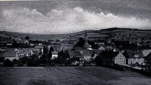 Nicht alle wollten Bayern werden: Hessische Obersinner und Mittelsinner beschwerten sich. Im Bild eine alte Postkarte von Obersinn. Nicht alle wollten Bayern werden: Hessische Obersinner und Mittelsinner beschwerten sich. Im Bild eine alte Postkarte von Obersinn.