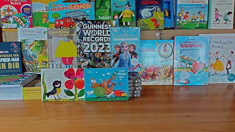 Eine große Auswahl an neuen Kinderbüchern kann die Tafel Gemünden künftig den kleinsten Kunden anbieten.