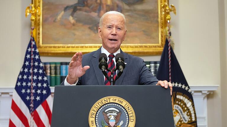 Hurrikan &bdquo;Milton&rdquo; - US-Präsident Biden       -  US-Präsident Joe Biden sagte eine Deutschlandreise wegen des Hurrikans ab.
