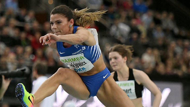 Pamela Dutkiewicz       -  Pamela Dutkiewicz gehört genau wie ihre Konkurrentin Cindy Roleder zu den Anwärterinnen auf EM-Gold über 60 Meter Hürden. Foto: Hendrik Schmidt