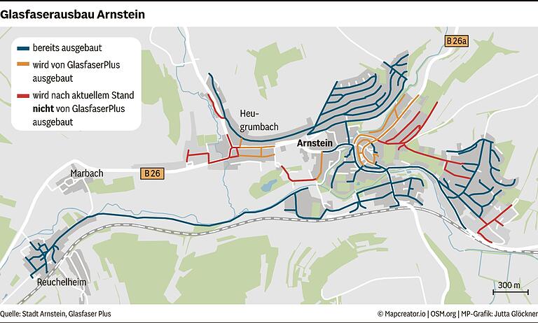 Nach Ausbau-Stopp: Wie Arnstein doch noch schnelles Internet an alle Adressen bringen will Nach Ausbau-Stopp: Wie Arnstein doch noch schnelles Internet an alle Adressen bringen will