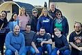Die Theatergruppe Herlheim: (hinten, von links) Ralf Brünn, Katrin Scheidl, Carolina Ludwig, Katha Borst, Heidi Rippstein, Ulli Zachmann, Stefan Englert, Ruth Braun; (vorne, von links) Sven Borst, David Ludwig, Christian Rippstein (Rippi), Linus Borst und Jan Ludwig.