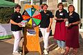 Stellvertretende Kreisbäuerin Helene Greubel (von links), Anita Hoffmann, Jutta Schneider und Kreisbäuerin Edeltraud Häusler an ihrem Stand beim Kinderstadtmarkt       -  Stellvertretende Kreisbäuerin Helene Greubel (von links), Anita Hoffmann, Jutta Schneider und Kreisbäuerin Edeltraud Häusler an ihrem Stand beim Kinderstadtmarkt