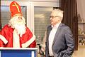 Der Nikolaus hatte auch dem OFV-Vorsitzenden Matthias Schäffer viel zu berichten.
