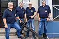 Die Marinekameradschaft Würzburg feiert ihr 125-jähriges Bestehen (von links) Robert Weidling (Thekenwart), Harald Götzelmann (1. Vorstand), Jürgen Fuchs (Ehrenvorsitzender) und Jürgen Rose (Sänger).