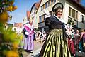 Heimattage Bad Mergentheim - Landesfestumzug       -  Im vorigen Jahr waren die Heimattage in Bad Mergentheim. Unser Archivbild zeigt Teilnehmer des Landesfestumzuges im September 2016l mit Trachten in der die Innenstadt.