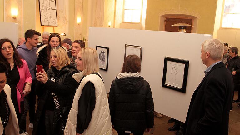 Die Ausstellung traf auf großes Interesse.