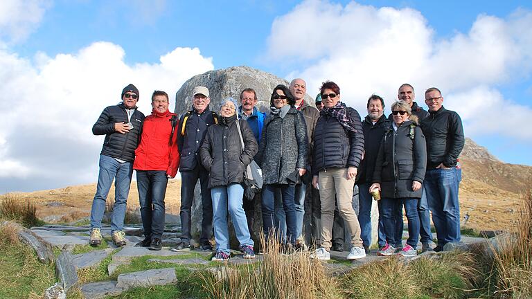 Die Würzburger Sportlergruppe in Irland im Connemara-Nationalpark.