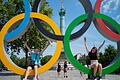 In Paris, hier die Place de la Bastille, finden heuer die Olympischen Spiele statt. Das Deutsche Sportabzeichen gilt als Olympia der kleinen Leute und gewinnt wieder an Beliebtheit.