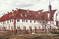 Das Kapuzinerkloster auf einer Postkarte von Jean Dietz um 1905.