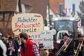 Die Faschingsumzüge in Rhön-Grabfeld (im Bild der Umzug in Aubstadt) verliefen aus polizeilicher Sicht friedlich und mit nur wenigen Einsätzen, darunter erhöhter Alkoholkonsum oder eine Körperverletzung.