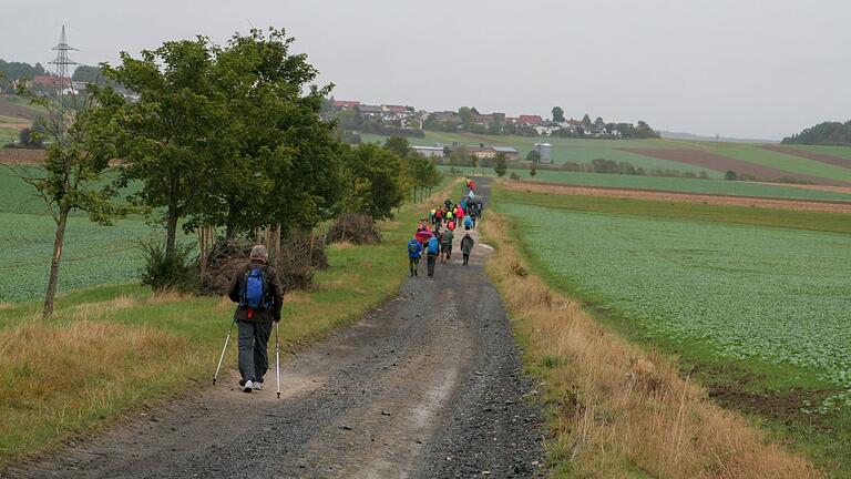 Die Wanderung nach Coburg war für die Teilnehmer trotz des schlechten Wetters ein schönes Erlebnis.