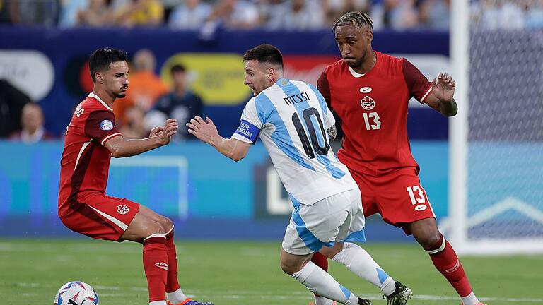 Copa América: Argentinien - Kanada       -  Lionel Messi erzielte seinen ersten Treffer im Turnier.
