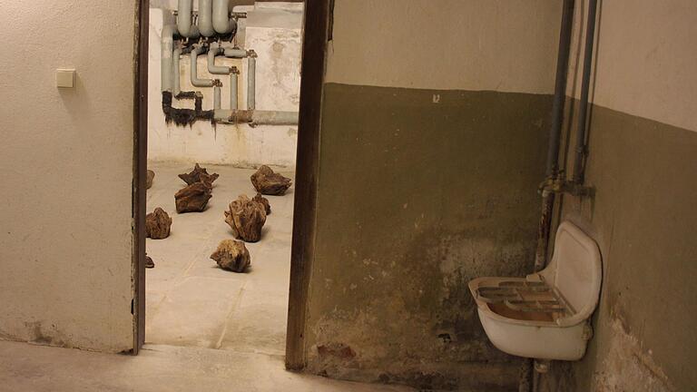 Die Ausstellung bespielt alle Geschosse, vom Keller (im Bild) bis in die Dachböden. Die Ausstellung bespielt alle Geschosse, vom Keller (im Bild) bis in die Dachböden.
