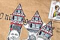 Behütete Mail Art: Eine der schon vielen Ideen zum Projekt Malerwinkelhaus.