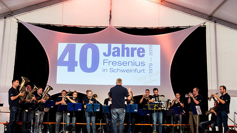 Anand Anders       -  40 Jahre Fresenius in Schweinfurt: Das wurde groß gefeiert.