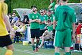 Trainer Marco Forner (auf dem Archivbild in der Mitte) und sein SV Kürnach stehen kurz vor dem Meisterschaftsgewinn in der Fußball-Kreisliga Würzburg 1.