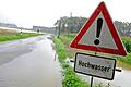 Ein heftiges Unwetter zog am Donnerstagnachmittag über Rhön-Grabfeld. In etlichen Ortschaften standen Keller und Straßen unter Wasser.